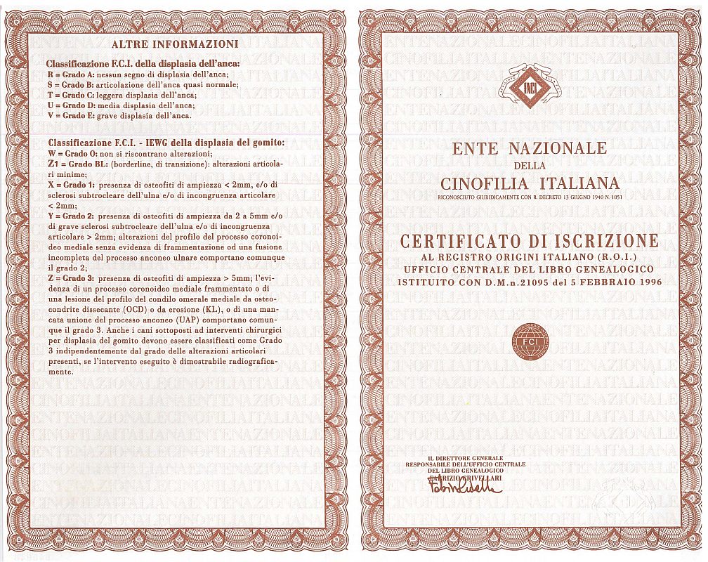 Cos'è il pedigree