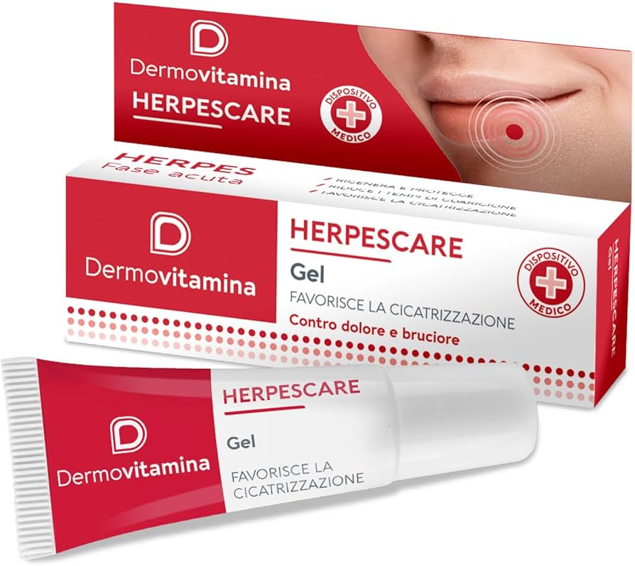 Herpes labiale crosta secca